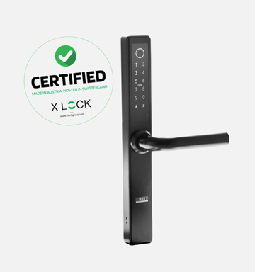 STROXX Langskiltesæt Smart Lock ST-2 sort XLOCK t/Europæisk lås